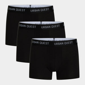 3 pak Sort bambus underbukser fra Urban Quest