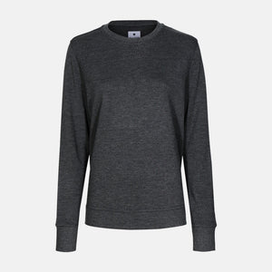 Mørk grå melange bambus sweatshirt fra JBS of Denmark
