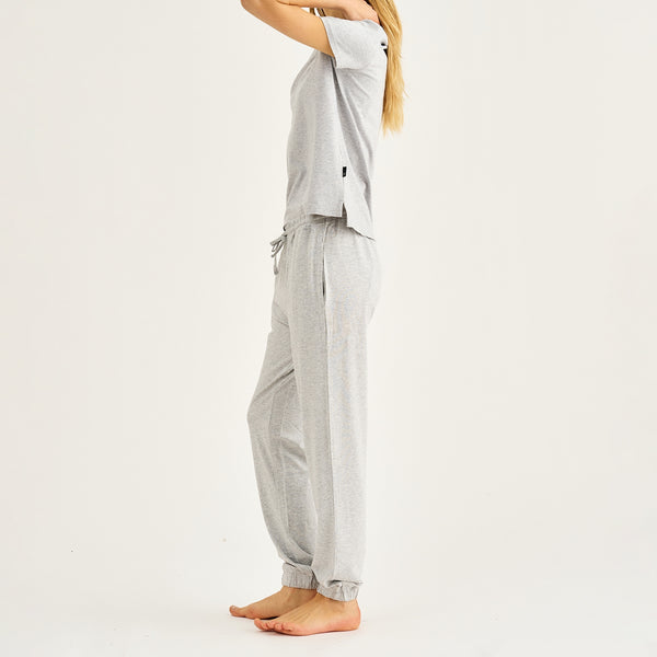 Grå bambus sweatpants fra JBS of Denmark