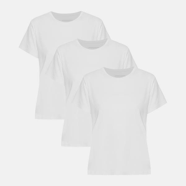 3-pack vit bambu-t-shirt