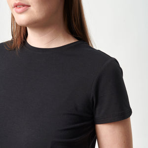 3 pak sort bambus T-shirt fra Copenhagen Bamboo billede 3