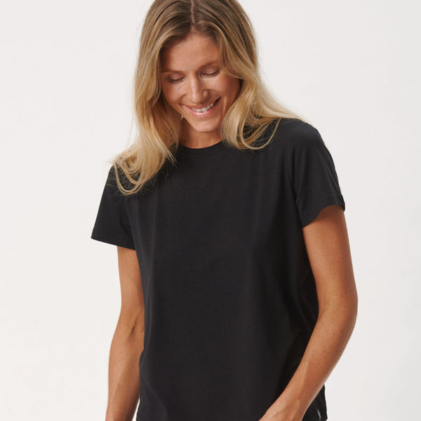 3-pack svart bambu-t-shirt