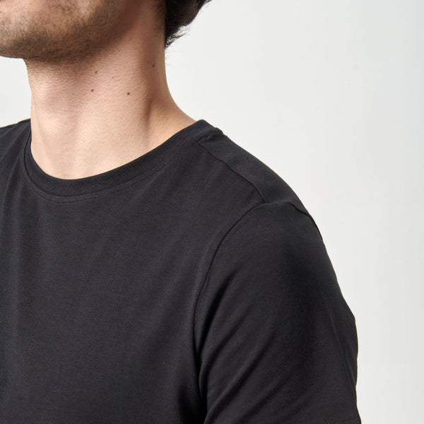 3-pack bambu t-shirt svart/natthimmel/skogsnatt
