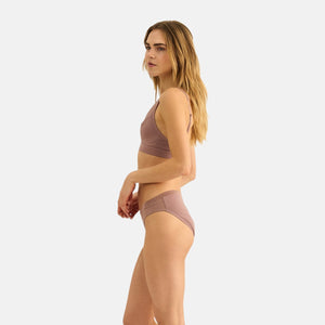 Taupe bambus trekant BH fra JBS of Denmark
