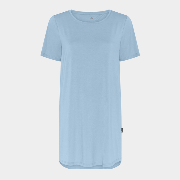 Bambu T-shirt klänning ljusblå