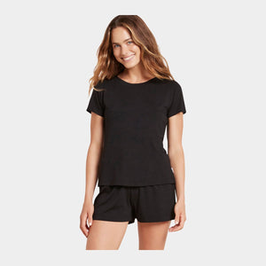 Sort bambus lounge T-shirt    Boody