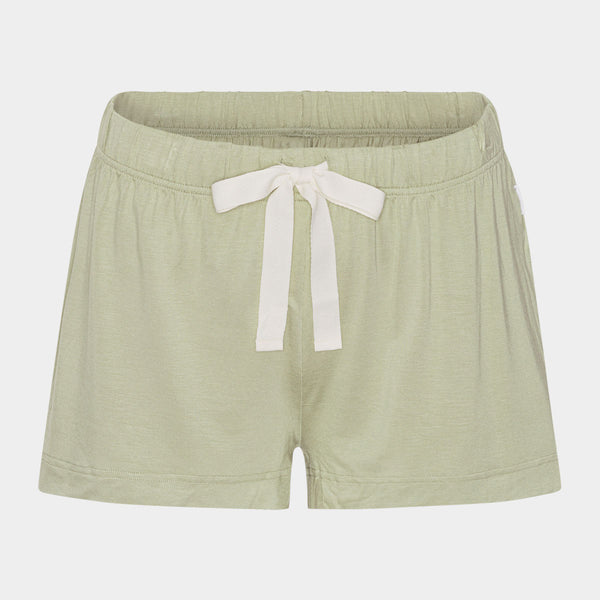 Ljusgröna bambu pyjamasshorts