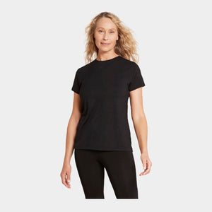 Sort crew neck bambus T-shirt    Boody