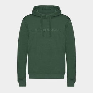 Grøn bambus hoodie med logo XS   Copenhagen Bamboo