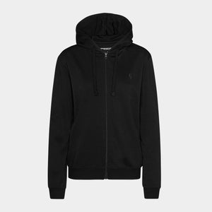 Sort bambus hoodie med lynlås XS   Copenhagen Bamboo