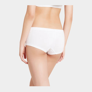 Hvide bambus hotpants    Boody