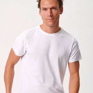 Hvid crew neck bambus T-shirt    Copenhagen Bamboo