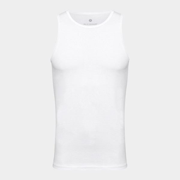 Hvid tank top i bambus XXL   JBS of Denmark