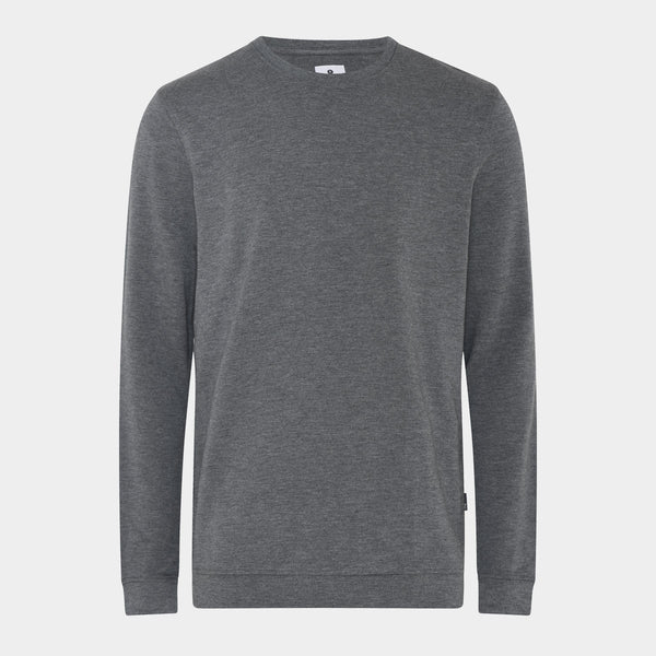 Mørkegrå bambus crew neck sweatshirt S   JBS of Denmark