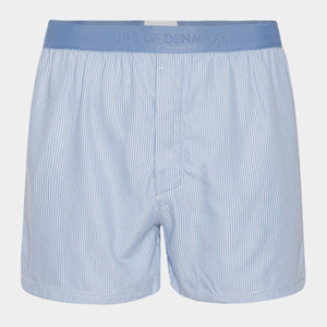 2 par lyseblå stribet bambus boxershorts    JBS of Denmark