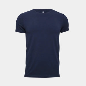 Navy crew neck bambus T-shirt S   JBS of Denmark