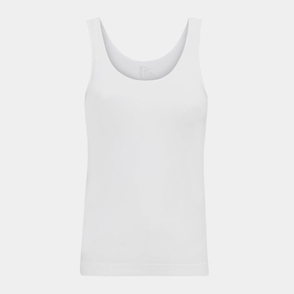 Hvid bambus tank top XS   Boody